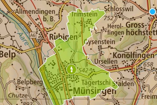 Bild Stromausfall in Münsingen